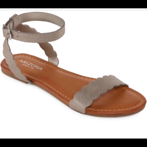 Arizona Adjustable Strap Flat Sandals Size 8.5 M - Picture 6 of 7